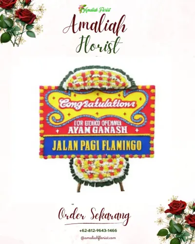 Bunga Papan Congratulation di Wanajaya